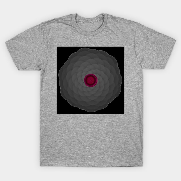Unique Spiral Mandala T-Shirt by jlevien